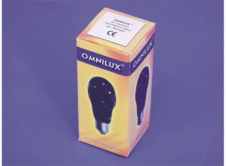 Omnilux UV skull lamp 230V/75W E27 80mm